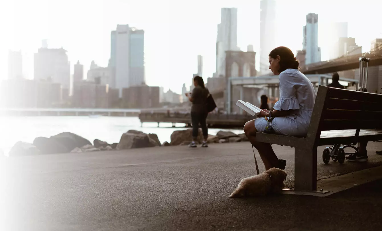 Woman on Bench